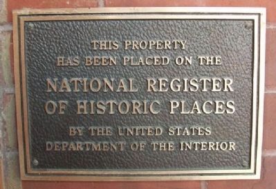 Miami County Courthouse NRHP Marker. Click for full size. Miami County Courthouse NRHP Marker image. Click for full size.