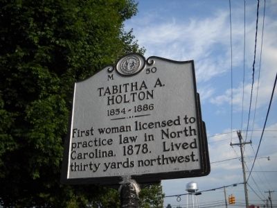 Tabitha A. Holton Marker image. Click for full size.