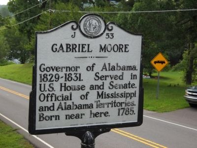 Gabriel Moore Marker image. Click for full size.