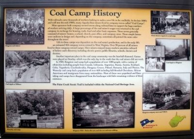 Coal Camp History Marker image. Click for full size.