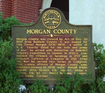 Morgan County Marker image. Click for full size.