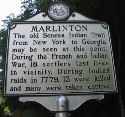 Marlinton Marker image. Click for full size.