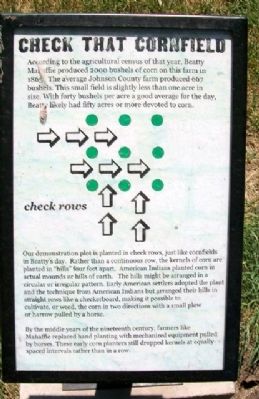 Check that Cornfield Marker. Click for full size. Check that Cornfield Marker image. Click for full size.