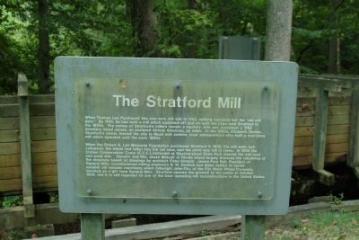 The Stratford Mill Marker image. Click for full size.
