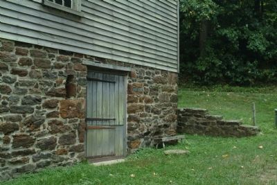 Two Small Markers by the Door on Stratford Mill image. Click for full size.