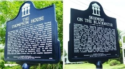 The Thompson House Marker image. Click for full size.