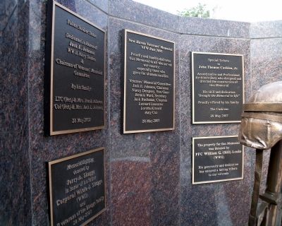 New Haven Veterans' Memorial Marker image. Click for full size.