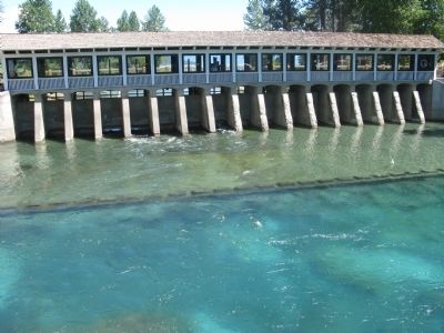Lake Tahoe Outlet Works image. Click for full size.