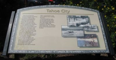 Tahoe City Marker image. Click for full size.
