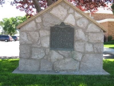 Pioneer Rock Church Marker image. Click for full size.