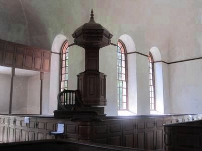 Triple Decker Pulpit in Christ Church image. Click for full size.