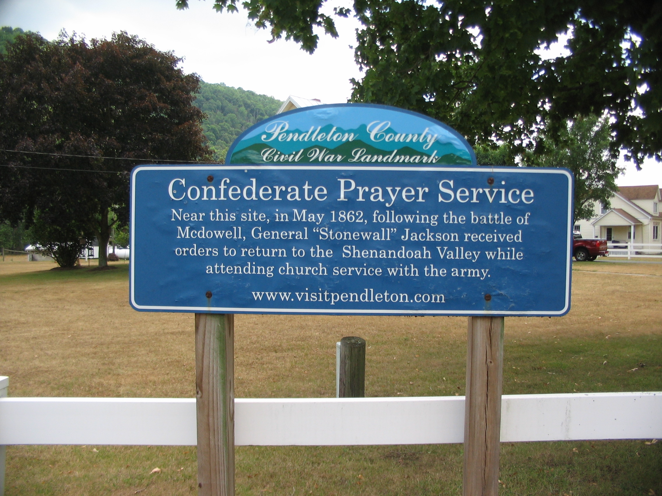 Confederate Prayer Service Marker