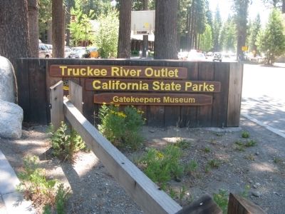 An Additional Entrance to the Park - Truckee River Outlet California State Parks. image. Click for full size.