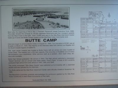 Butte Camp Marker image. Click for full size.