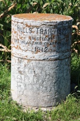 Hull's Trail 1812 Marker. Click for full size. Hull's Trail 1812 Marker image. Click for full size.