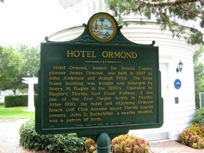 Hotel Ormond Marker image. Click for full size.