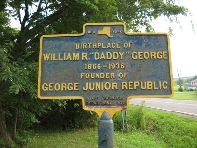 Birthplace of William R. "Daddy" George Marker image. Click for full size.