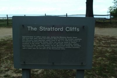 The Stratford Cliffs Marker image. Click for full size.