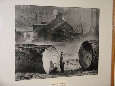 Blagen Mill, (circa 1960) image. Click for full size.