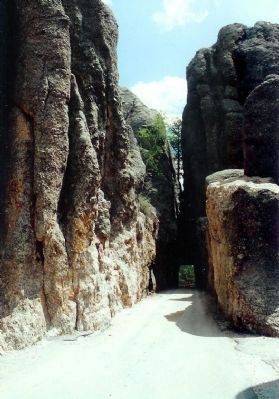 Custer State Park Tunnel, as mentioned, Needles Highway image. Click for full size.