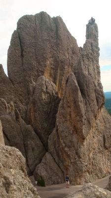 Closer view of the rock climbers. Click for full size. Closer view of the rock climbers image. Click for full size.