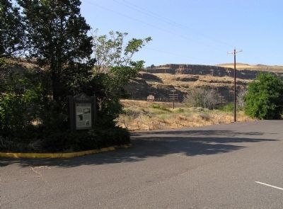 Wide view of the Ancient Indian Fishing Grounds Marker. Click for full size. Wide view of the Ancient Indian Fishing Grounds Marker image. Click for full size.