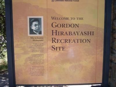 Who is Gordon Hirabayashi? image. Click for full size.