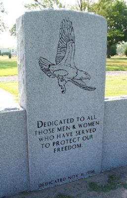 Garden of Memories Veterans Memorial. Click for full size. Garden of Memories Veterans Memorial image. Click for full size.