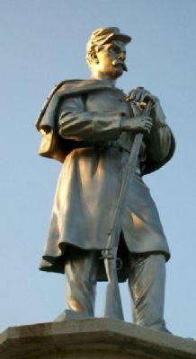 McCook Post No. 51 G.A.R. Civil War Memorial Statue image. Click for full size.
