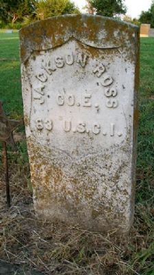 Jackson Ross, Company E, 83rd US Colored Infantry image. Click for full size.