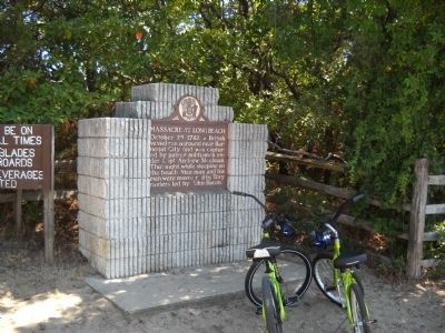 Massacre at Long Beach Marker. Click for full size. Massacre at Long Beach Marker image. Click for full size.