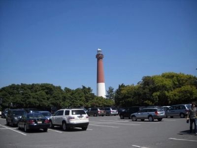 Marker at Barnegat Lighthouse State Park. Click for full size. Marker at Barnegat Lighthouse State Park image. Click for full size.