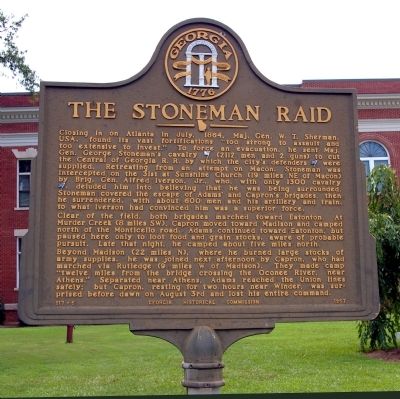 The Stoneman Raid Marker image. Click for full size.