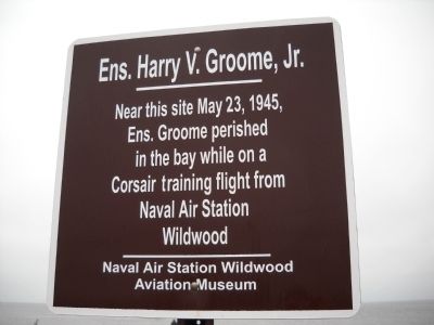 Ens. Harry V. Groome, Jr. Marker image. Click for full size.