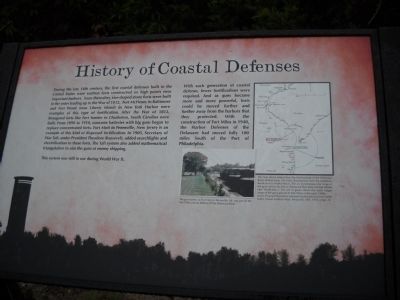History of Coastal Defenses Marker image. Click for full size.