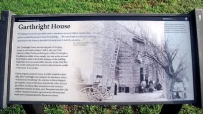 Garthright House Marker. Click for full size. Garthright House Marker image. Click for full size.
