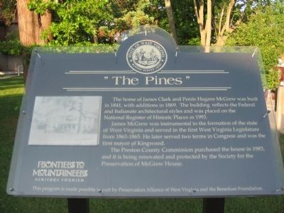 "The Pines" Marker. Click for full size. "The Pines" Marker image. Click for full size.