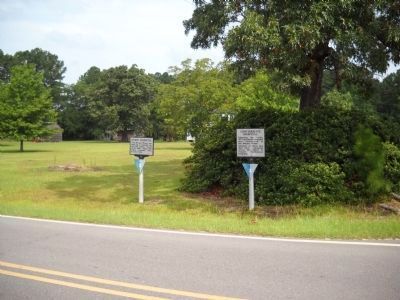 Markers on the Bentonville Battlefield image. Click for full size.