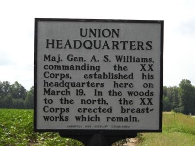 Union Headquarters Marker. Click for full size. Union Headquarters Marker image. Click for full size.