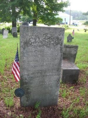 A Headstone in the Riceville Cemetery image. Click for full size.