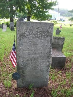 A Headstone in the Riceville Cemetery. Click for full size. A Headstone in the Riceville Cemetery image. Click for full size.