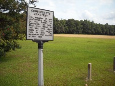 Confederate Cemetery Marker. Click for full size. Confederate Cemetery Marker image. Click for full size.