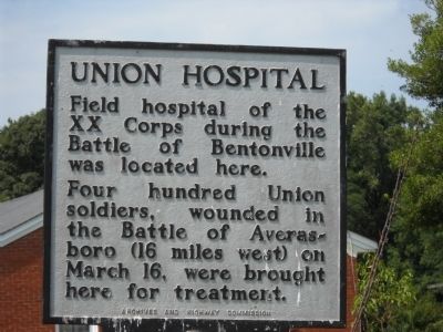 Union Hospital Marker image. Click for full size.