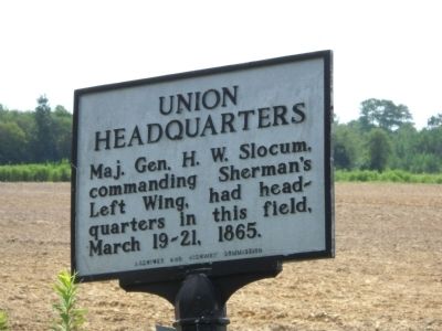Union Headquarters Marker image. Click for full size.
