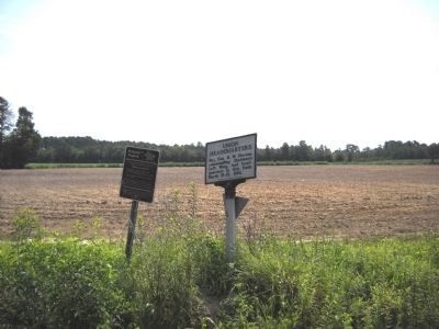 Marker on the Bentonville Battlefield image. Click for full size.
