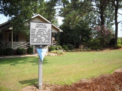 Bentonville Battlefield Marker. Click for full size. Bentonville Battlefield Marker image. Click for full size.