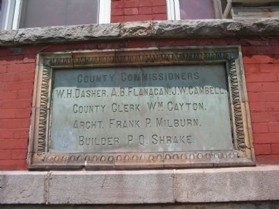 Dedication Stone. Click for full size. Dedication Stone image. Click for full size.