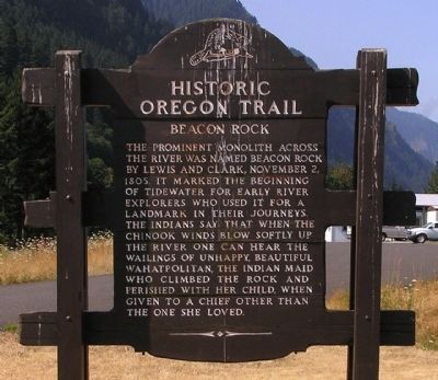 Beacon Rock Marker. Click for full size. Beacon Rock Marker image. Click for full size.