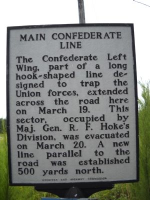 Main Confederate Line Marker image. Click for full size.