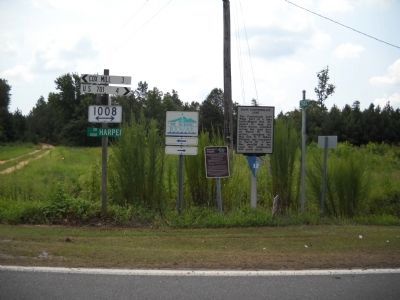 Marker on Harper House Road image. Click for full size.